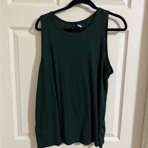 Old navy Sleeveless Dark Green Women's Top